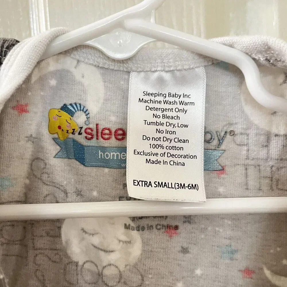 Sleeping Baby Goodnight Moon Zipadee-Zip Swaddle Sleep Sack Transition XS 3-6M